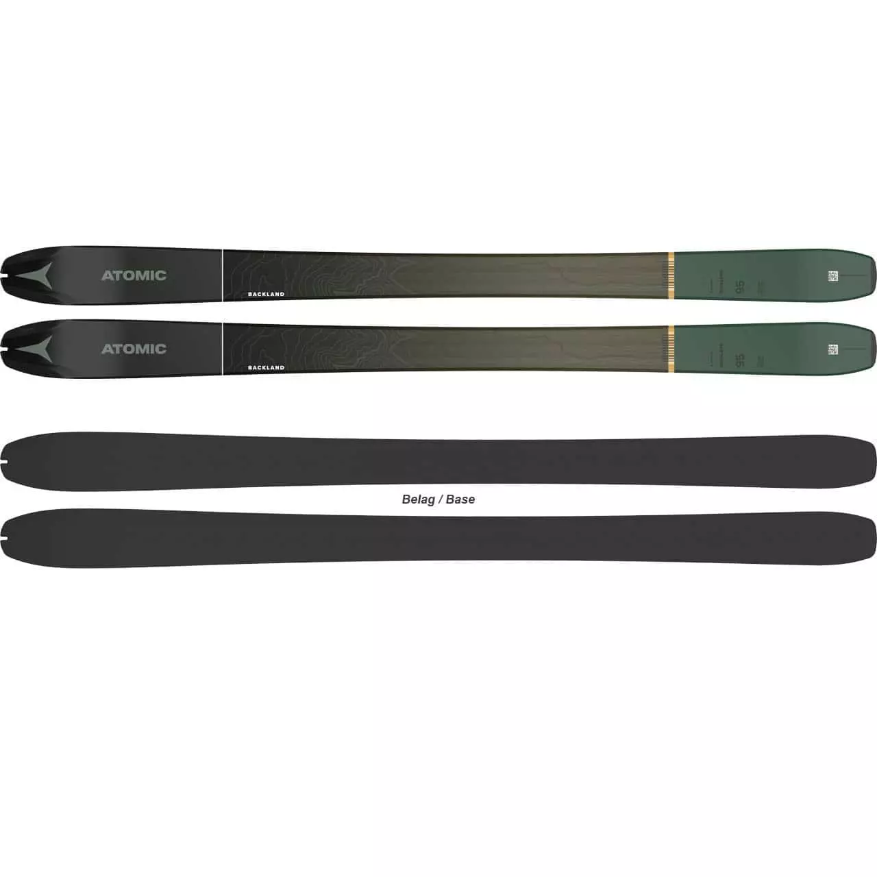 Atomic Backland 95 Black/green (2022/23) 4 Atomic Backland 95 Black/green (2022/23) – Bild 2