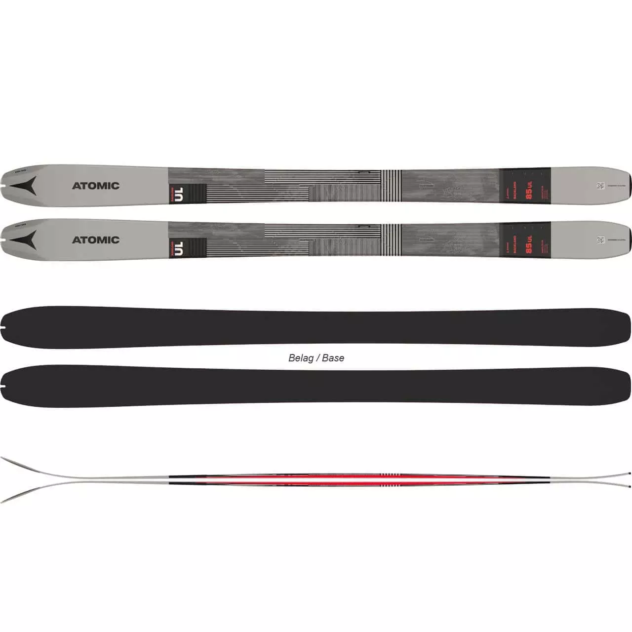 Atomic Backland 85 UL Grey/metal Blue (2023/24) 4 Atomic Backland 85 UL Grey/metal Blue (2023/24) – Bild 2